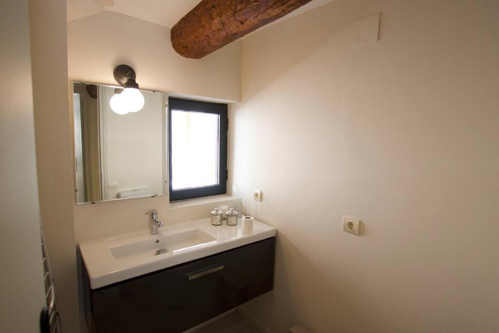 Apartament Central Amb Terrassa Alp Exterior foto